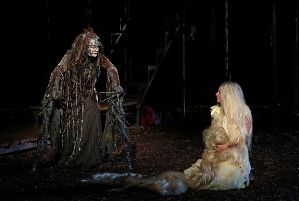 Donna Murphy and Tess Soltau in the Shakespeare in the Park production of Into the Wo Photo