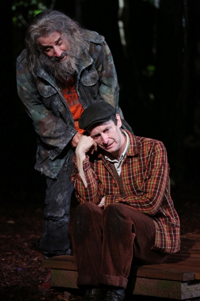 Chip Zien and Denis O'Hare in the Shakespeare in the Park production of Into the Wood Photo