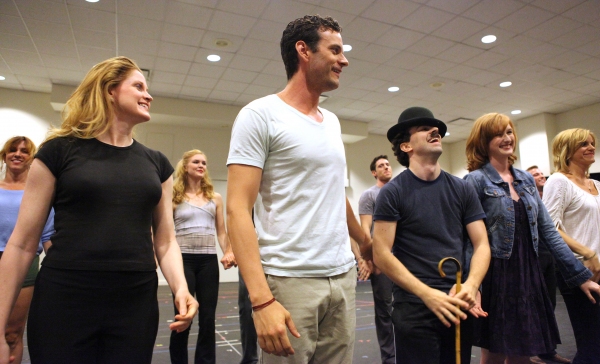 Photo Coverage: In Rehearsal with the Cast of CHAPLIN! Image