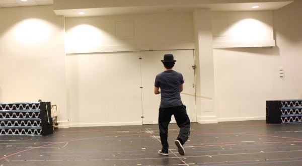Photo Coverage: In Rehearsal with the Cast of CHAPLIN! Image