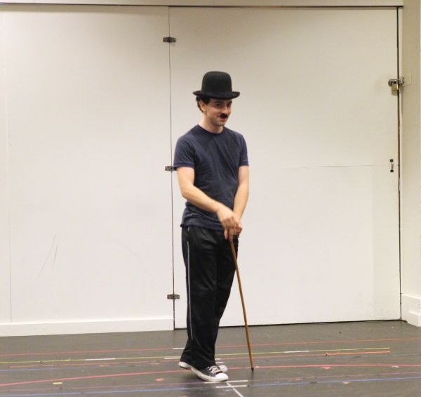 Photo Coverage: In Rehearsal with the Cast of CHAPLIN! Image