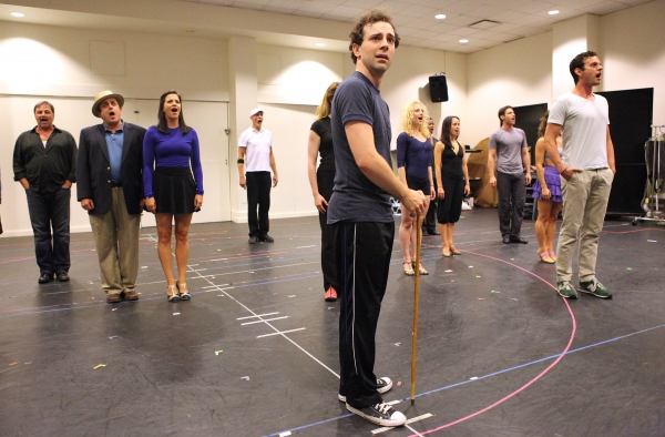 Photo Coverage: In Rehearsal with the Cast of CHAPLIN! Image