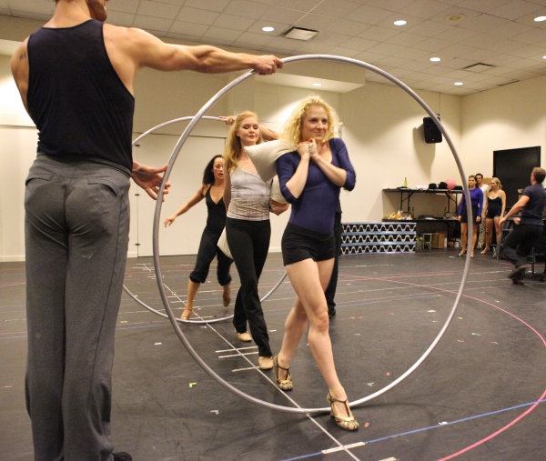 Photo Coverage: In Rehearsal with the Cast of CHAPLIN! Image