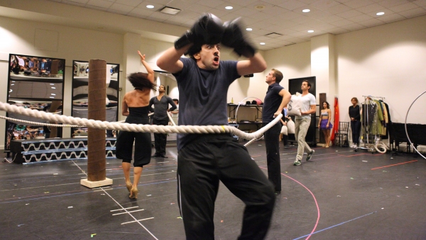 Photo Coverage: In Rehearsal with the Cast of CHAPLIN! Image