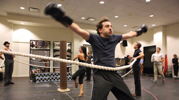 Photo Coverage: In Rehearsal with the Cast of CHAPLIN! Image