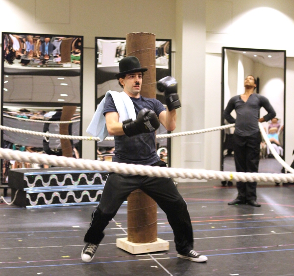 Photo Coverage: In Rehearsal with the Cast of CHAPLIN! Image