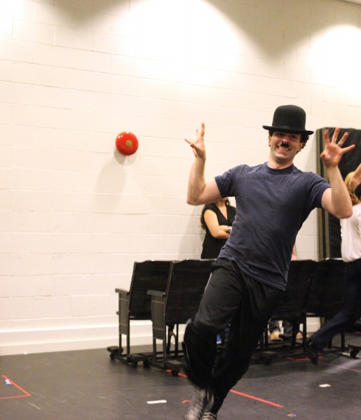 Photo Coverage: In Rehearsal with the Cast of CHAPLIN! Image