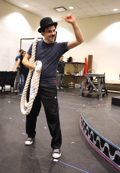 Photo Coverage: In Rehearsal with the Cast of CHAPLIN! Image