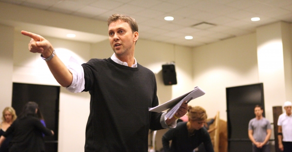 Photo Coverage: In Rehearsal with the Cast of CHAPLIN! Image