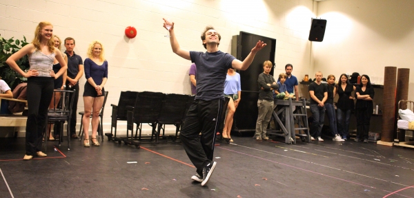 Photo Coverage: In Rehearsal with the Cast of CHAPLIN! Image