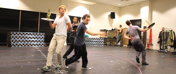 Photo Coverage: In Rehearsal with the Cast of CHAPLIN! Image
