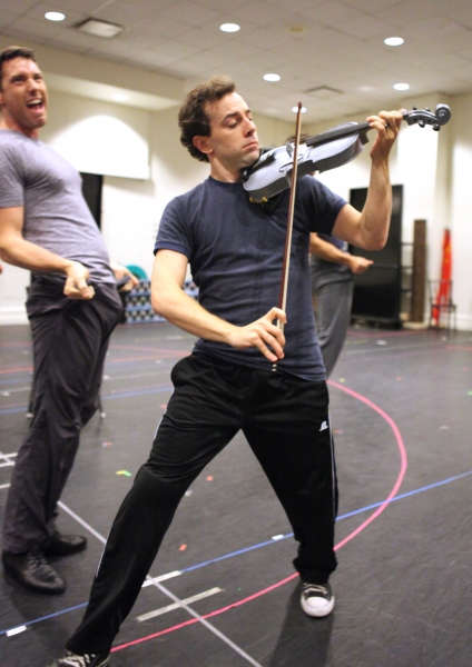 Photo Coverage: In Rehearsal with the Cast of CHAPLIN! Image
