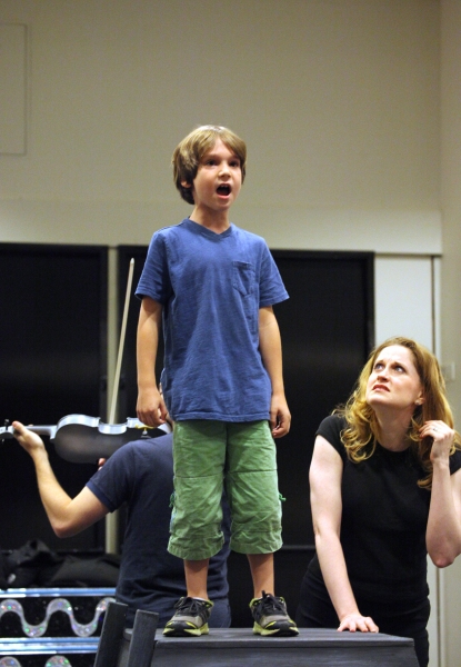 Photo Coverage: In Rehearsal with the Cast of CHAPLIN! Image