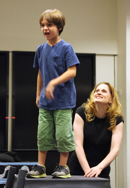 Photo Coverage: In Rehearsal with the Cast of CHAPLIN! Image