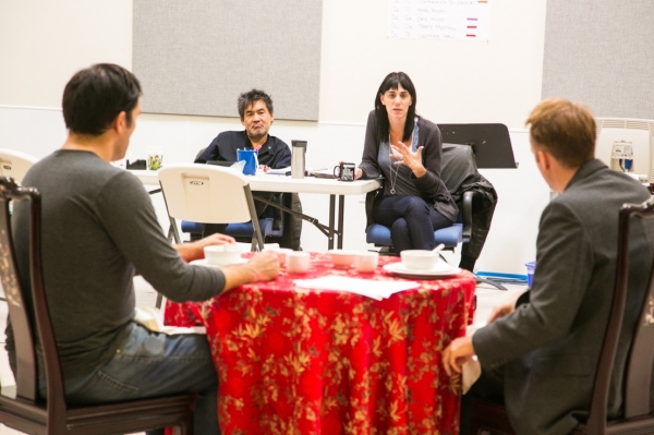 Photo Flash: David Henry Hwang, Leigh Silverman and More in Rehearsal for CHINGLISH at Berkeley Rep Image