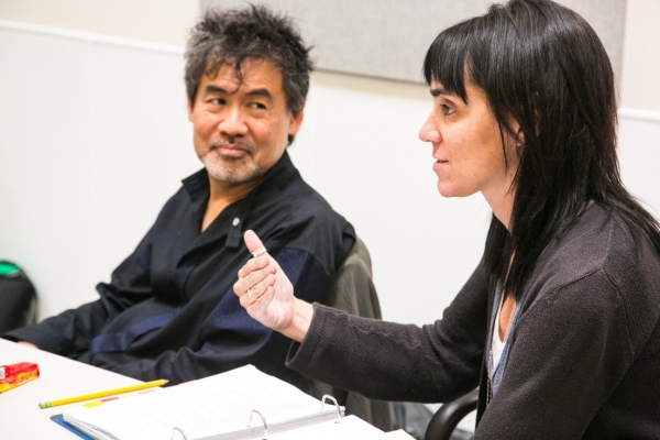 Photo Flash: David Henry Hwang, Leigh Silverman and More in Rehearsal for CHINGLISH at Berkeley Rep Image