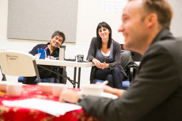 Photo Flash: David Henry Hwang, Leigh Silverman and More in Rehearsal for CHINGLISH at Berkeley Rep Image