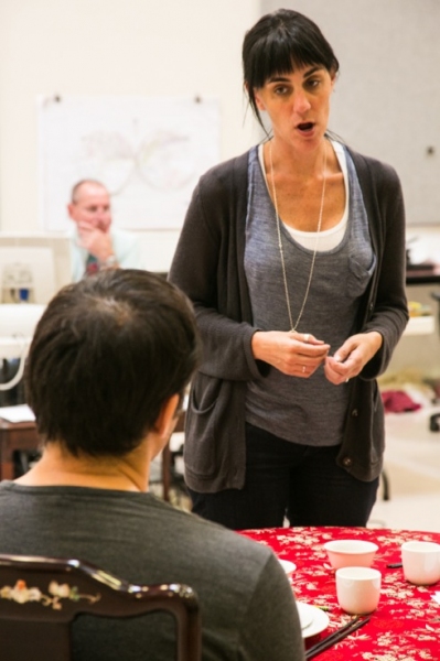 Photo Flash: David Henry Hwang, Leigh Silverman and More in Rehearsal for CHINGLISH at Berkeley Rep Image