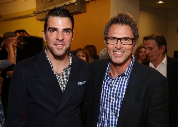 Photo Flash: Jonathan Groff and Alfred Molina-Led RED Opens in LA- Betty White, Zachary Quinto and More! Image
