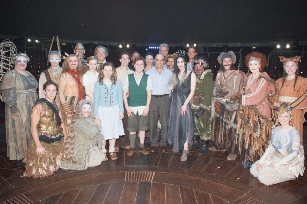 Photo Flash: David Suchet Visits THE LION, THE WITCH AND THE WARDROBE at Kensington Gardens Image