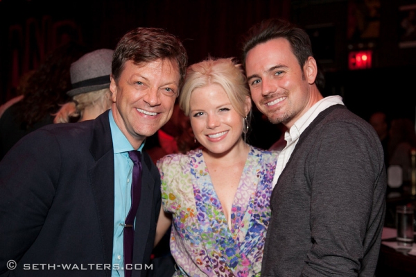 Jim Caruso, Megan Hilty and Brian Gallagher Photo