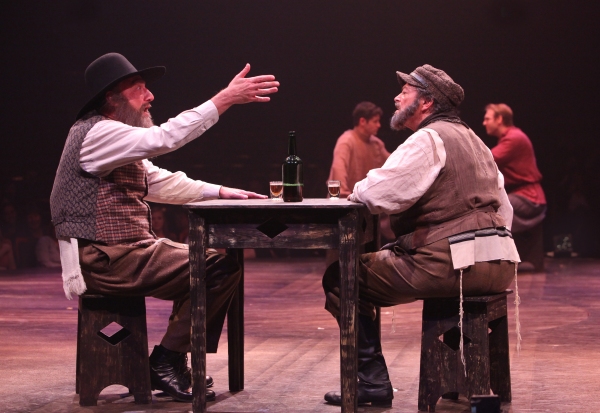 Ron Wisniski and Bob Amaral as Lazar Wolf and Tevye Photo