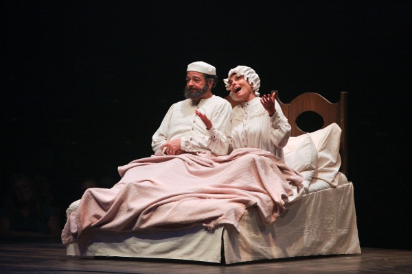 Bob Amaral and Adrienne Barbeau as Tevye and Golde  Photo