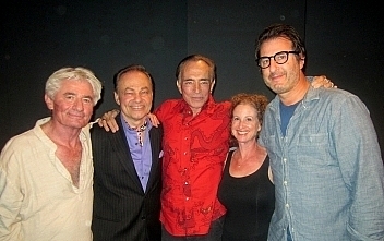  left to right: Larry Eisenberg, Lloyd Pedersen, director Jules Aaron, Julia Silverma Photo