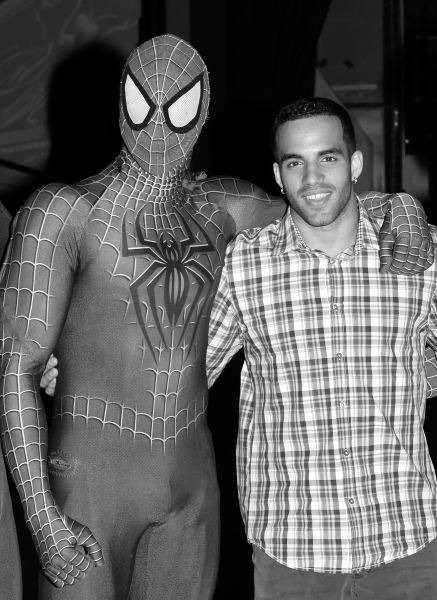 Photo Coverage: Olympic Gymnast Danell Leyva Visits SPIDER-MAN Image