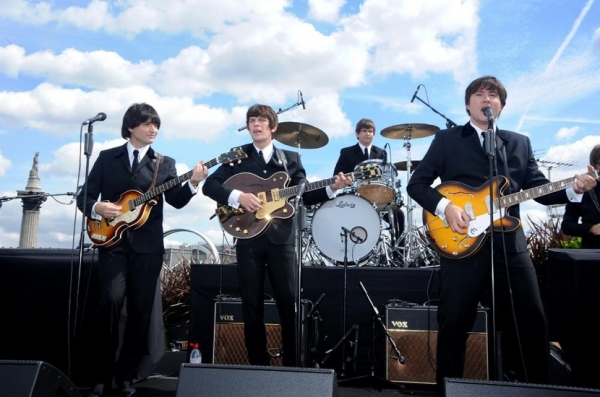 Photo Flash: West End's LET IT BE Plays Rooftop Gig! Image