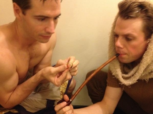 Photo Flash: Saturday Intermission Pics, Aug 25 - Goodbye MAMMA MIA! and SISTER ACT, Hello CHAPLIN! Image