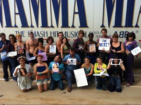 Photo Flash: Saturday Intermission Pics, Aug 25 - Goodbye MAMMA MIA! and SISTER ACT, Hello CHAPLIN! Image