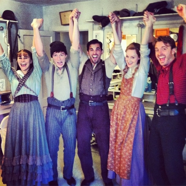 Photo Flash: Saturday Intermission Pics, Aug 25 - Goodbye MAMMA MIA! and SISTER ACT, Hello CHAPLIN! Image