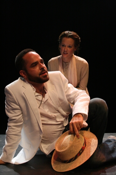 Timothy Riggs as The Reverend Lawrence T. Shannon and Kristie Ohlinger as Hannah Jelk Photo