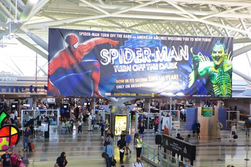 Photo Flash: SPIDER-MAN Cast Performs at JFK Airport! Image