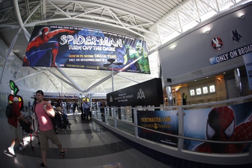 Photo Flash: SPIDER-MAN Cast Performs at JFK Airport! Image