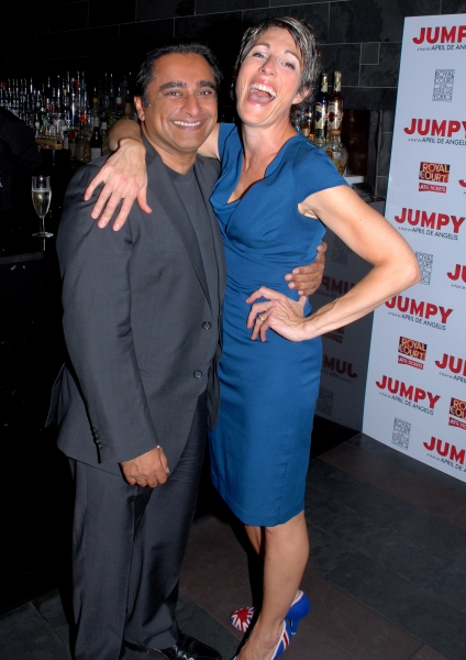 Photo Flash: Tamsin Greig and More at JUMPY Opening Night Party at Duke of York's Theatre! 