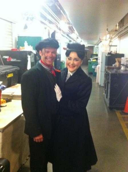 Photo Flash: Saturday Intermission Pics, Sept 1 - 'Barack Obama' Visits EVITA, 600 Shows for MORMON and More! Image