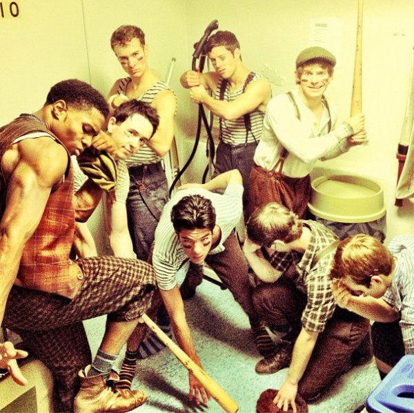 Photo Flash: Saturday Intermission Pics, Sept 1 - 'Barack Obama' Visits EVITA, 600 Shows for MORMON and More! Image