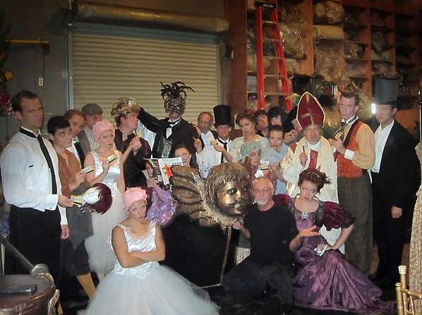 Photo Flash: Saturday Intermission Pics, Sept 1 - 'Barack Obama' Visits EVITA, 600 Shows for MORMON and More! Image