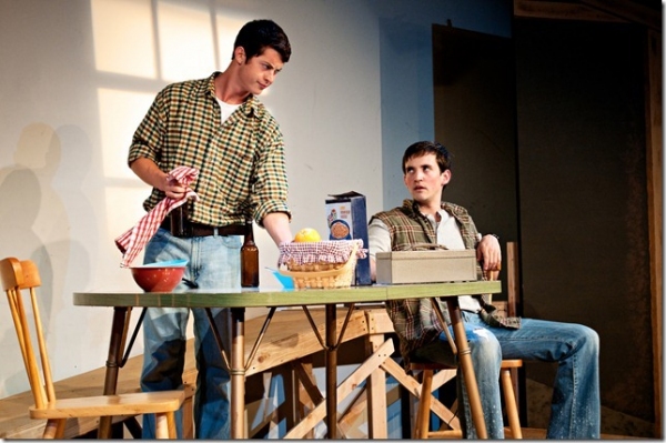 Photo Flash: First Look at Amanda Hawkins, Chad Elder and More in BALD's THE BURNT PART BOYS Image