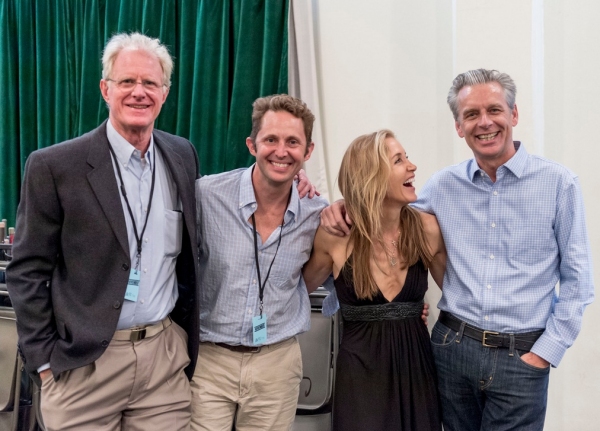 Photo Flash: Felicity Huffman, Ed Begley, Jr. in Rehearsal for CTG's NOVEMBER Image