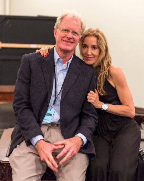 Photo Flash: Felicity Huffman, Ed Begley, Jr. in Rehearsal for CTG's NOVEMBER Image