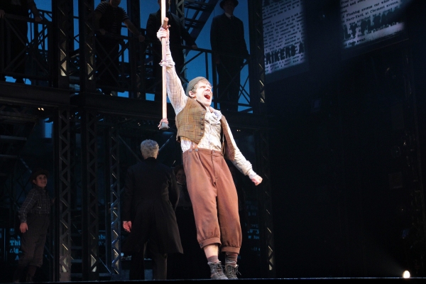 Photo Coverage: Corey Cott's First Curtain Call as 'Jack Kelly' in NEWSIES!  Image