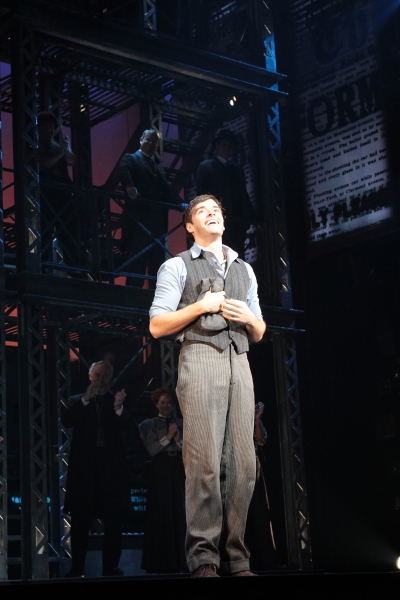 Photo Coverage: Corey Cott's First Curtain Call as 'Jack Kelly' in NEWSIES!  Image