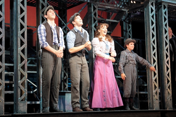 Photo Coverage: Corey Cott's First Curtain Call as 'Jack Kelly' in NEWSIES! 