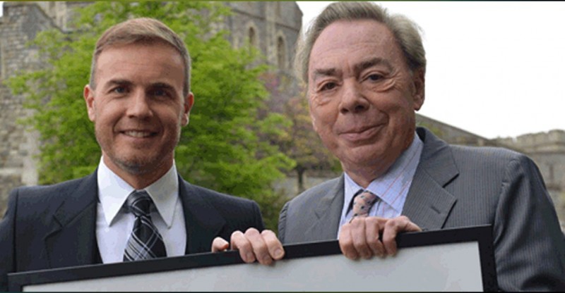 Photo Flash: Andrew Lloyd Webber Presents GQ Award to Gary Barlow Image