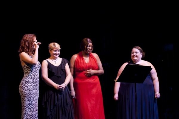 Mallory Gleason, Memory Strong, Jennifer Whitcomb-Oliva and Amanda Lamb sing Stephen  Photo