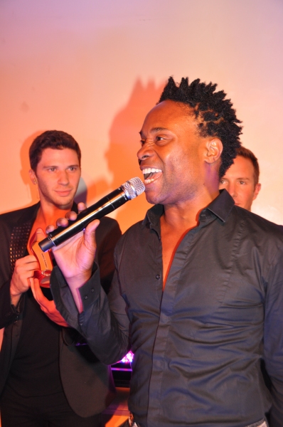 Photo Coverage: KINKY BOOTS' Cyndi Lauper & Billy Porter Sing at Manolo Blahnik! Image
