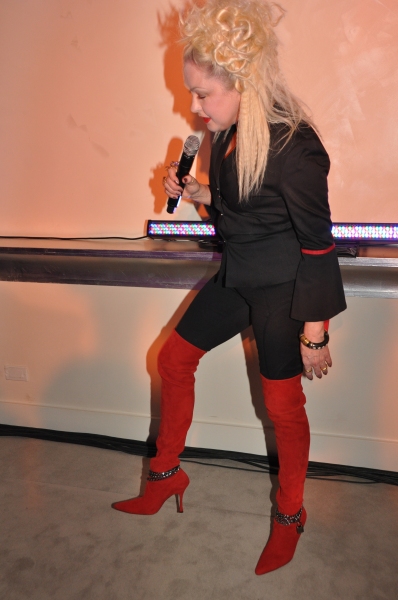 Photo Coverage: KINKY BOOTS' Cyndi Lauper & Billy Porter Sing at Manolo Blahnik! Image